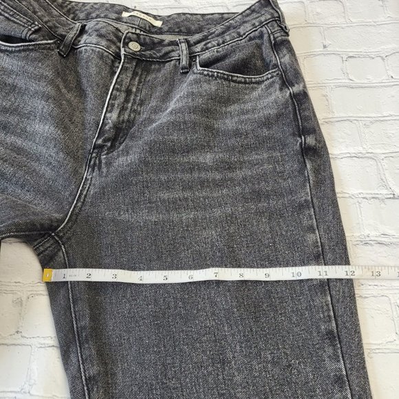 PacSun Woman’s washed out black mom jeans high rise size 30 - Picture 3 of 12